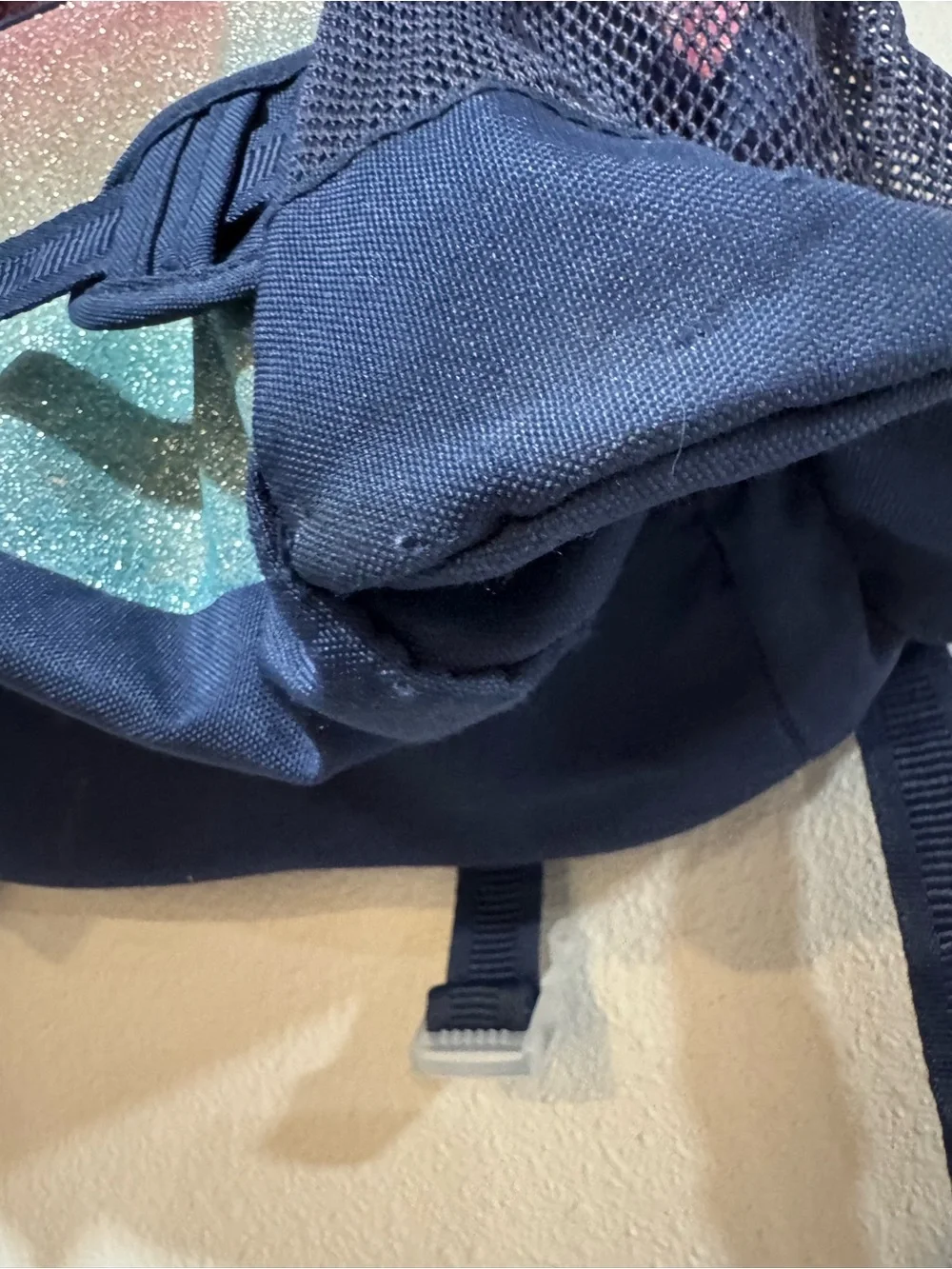 Pottery Barn Kids Pink Purple Ombre Glitter Backpack